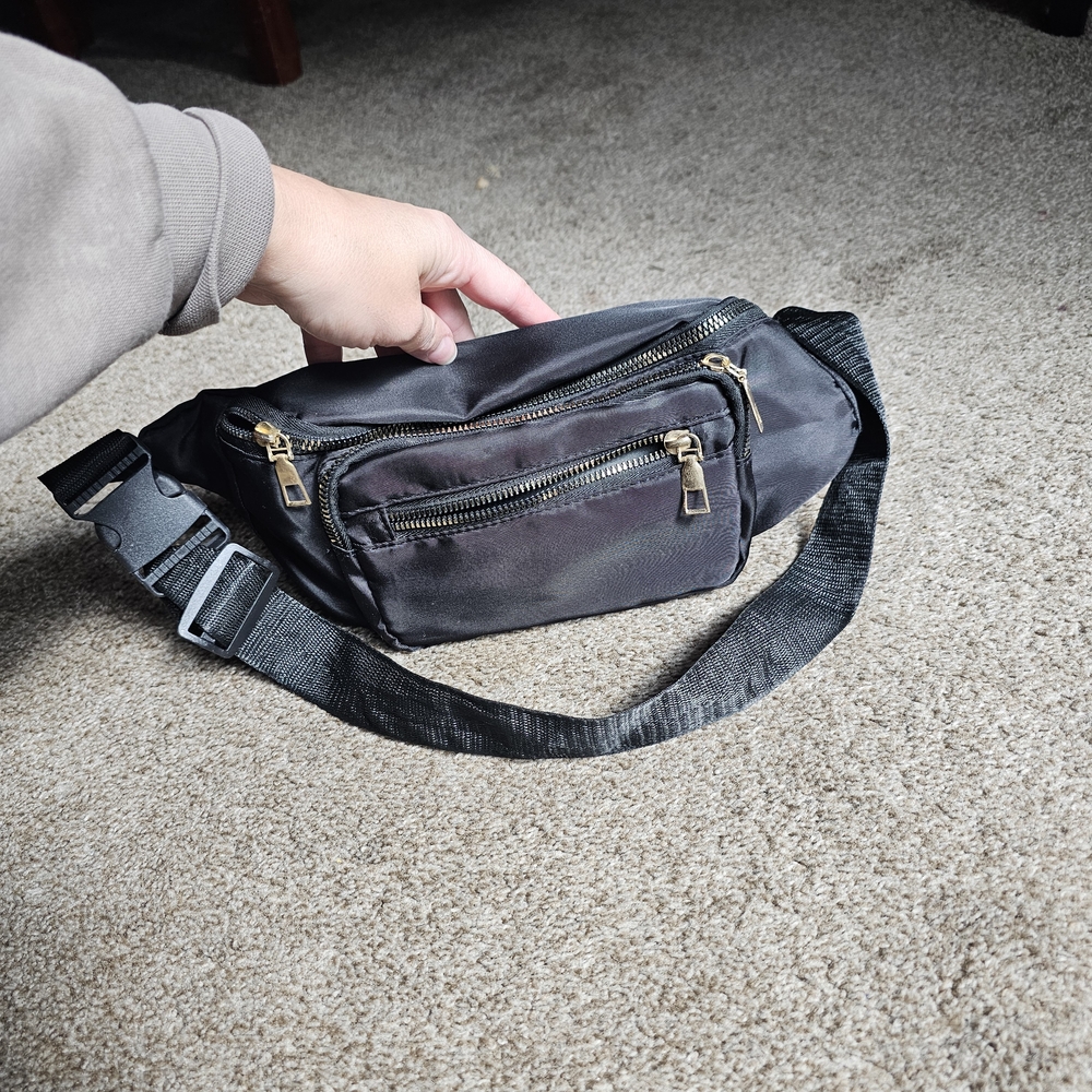 Black Men's Crossbody Bag